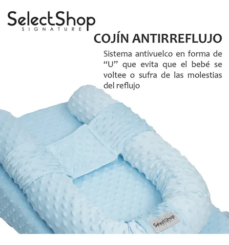 SELECTSHOP Cojin Antireflujo Colchón Anti Reflujo Bebé Cuna