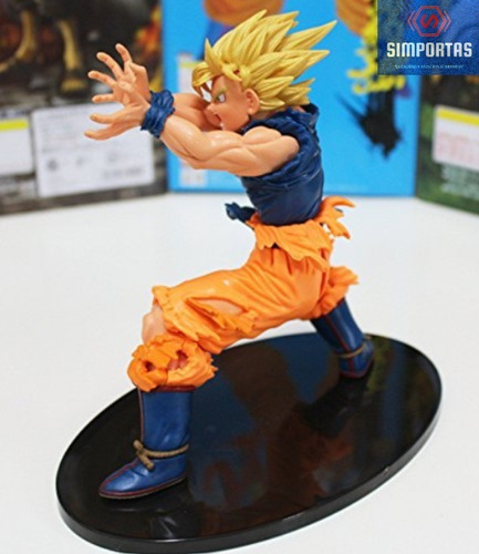 Figura Gokú Sayayin Kamehameha 16 Cms Dragon Ball Z Calidad