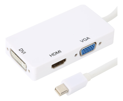 Convertidor Dp 3 En 1 Minidp A Hdmi Dvi Vga Adaptador De Cab