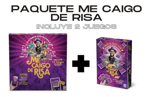 Me Caigo De Risa Pack | Paquete 2 Versiones Juego De Mesa | 