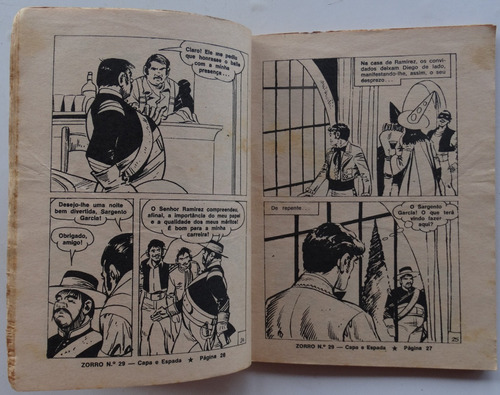 Zorro De Capa E Espada Nº 29 Ebal Mar 1978 (Usado)