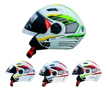 Comprar Capacete Moto Fw3 Aberto Branco Países Modelos 56 58 60