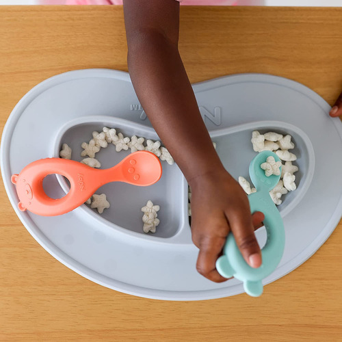 Nuby Paquete De 2 Cucharas De Silicona Para Personajes De An