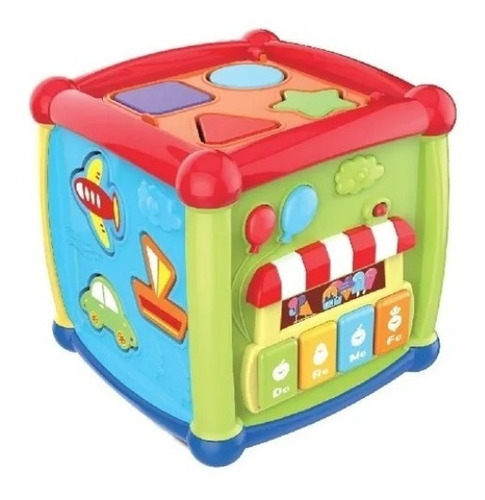 Cubo Magico Bebe Encastrable Didactico Con Piano Zippy Toys