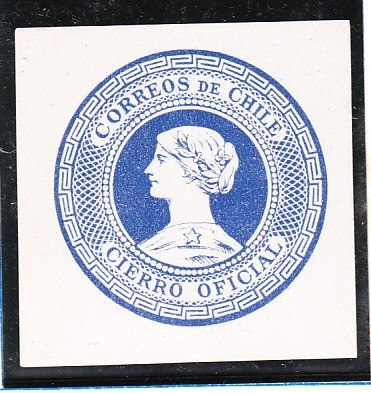 Sello Cierros Oficiales 1906 Busto La Libertad Sin Dentar