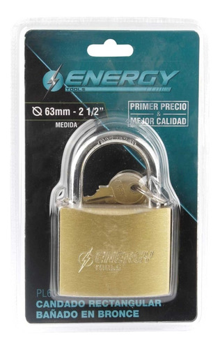 Candado De Bronce 63mm - Energy