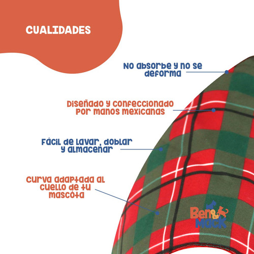 Set De 3 Pañuelos Para Perro Chico Navideño Doble Vista