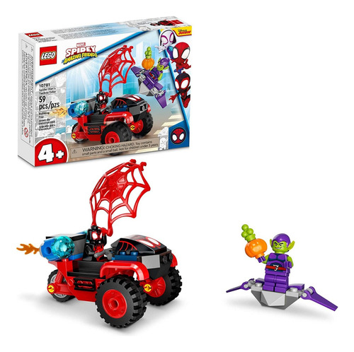 Bloques Para Armar Lego Spiderman Miles Morales Tecnotrike Cantidad De Piezas 59