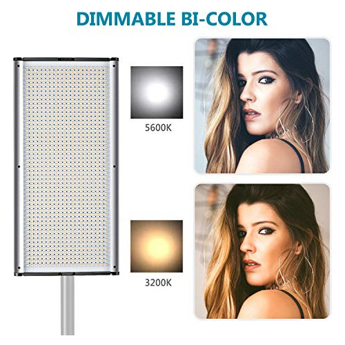 Advanced 2.4g 960 Led Luz Video Barndoor Panel Bicolor