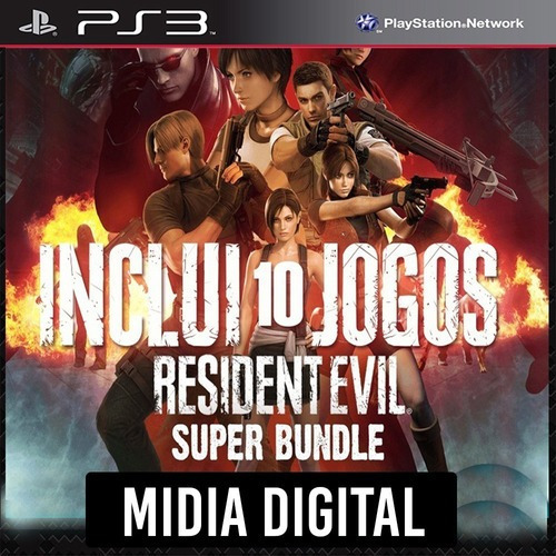 Pacote Resident Evil 10 Games - Ps3 Psn*