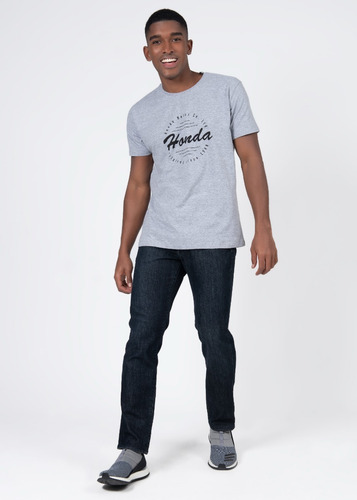 Camiseta Moto Honda - Japan 1948 Cinza - Produto Oficial