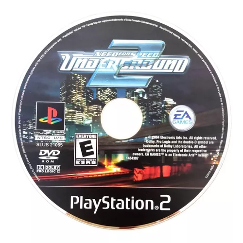 NEED for SPEED - UNDERGROUND 2  Jogos de playstation, Need for