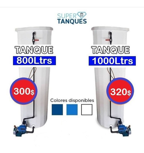 Tanque De Agua Cilindrico Con Instalacion Tienda Fisica