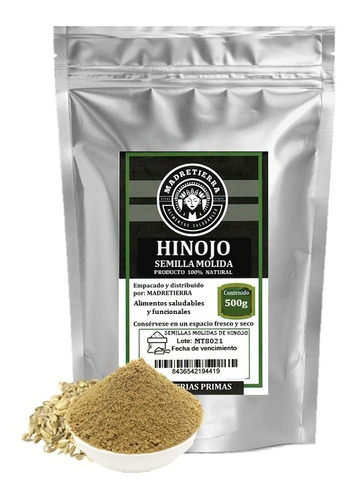 Hinojo En Polvo X500g (1 Libra Semilla Mo - g a $56