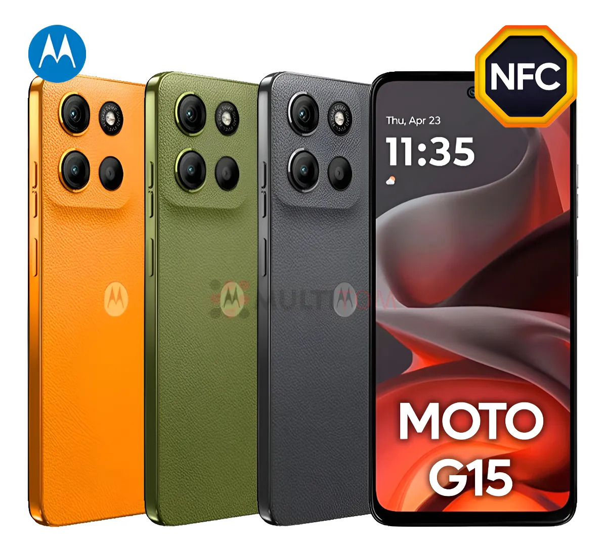 Celular Motorola Moto G15 8gb Ram 256 Gb Nfc Grafite Cinza-escuro