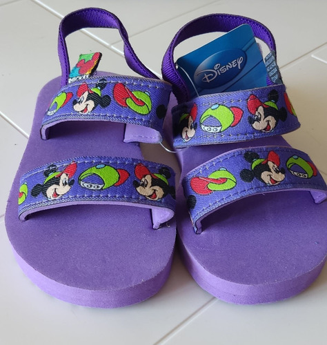 Promo Chola Wopero Sandalia Mickey Violeta