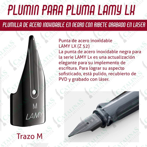 Repuesto De Plumin Lamy Lx F-m-b Consultar Antes Microcentro