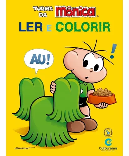 Coleção Livros Infantis Colorir Turma Da Mônica Grande C/6un