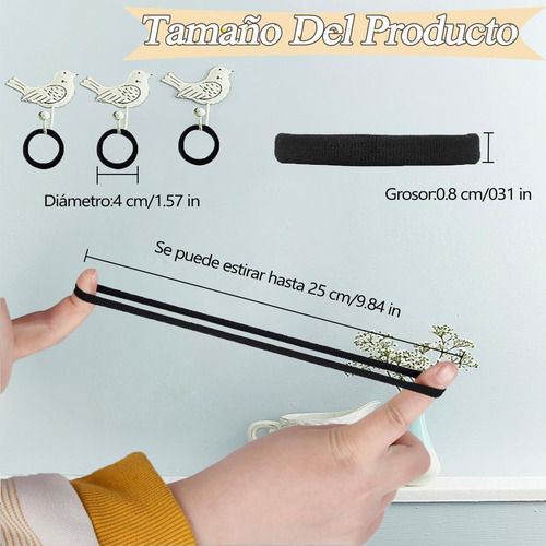 Set 100 Unidades Colets Accesorios Para El Cabello Mujer
