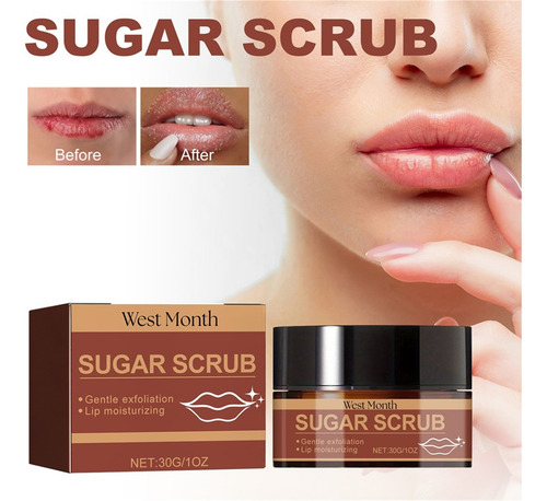 El Exfoliante Blanqueador De Brillo Labial Reduce La Pigment