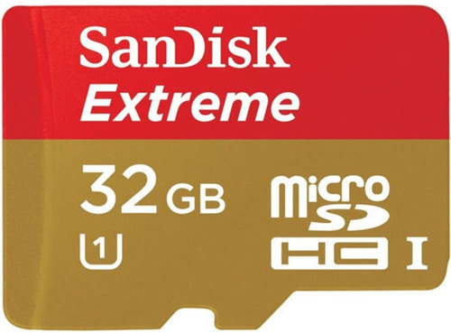 Tarjeta Sandisk Extreme Microsdhc Uhs-i De 32 Gb (sdsdqxl...