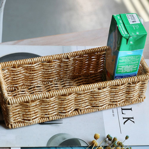 Cesta De Almacenamiento Con Estampado Tejido, Cesta Exposito