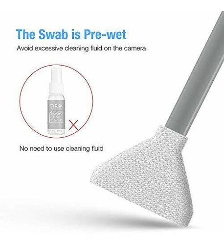 12pcs 24mm Wet Sensor Cleaner Cleaning Swab Kit For Full