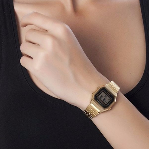 Relógio Casio La680 Wga-1df Cronometro Alarme Vintage Gold