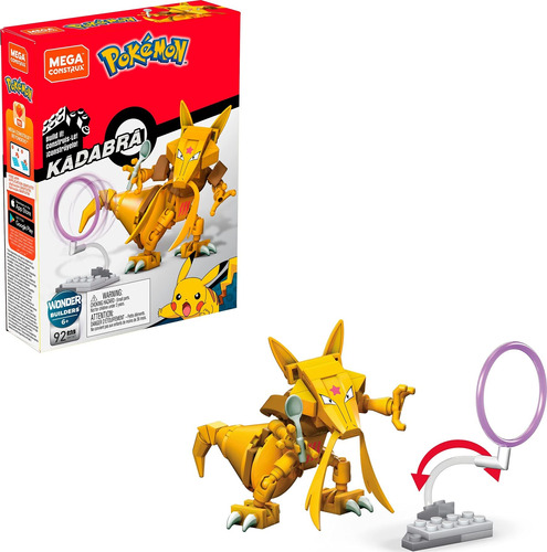 Mega Construx Pokemon Power Pack Kadabra - Juego De Constru.