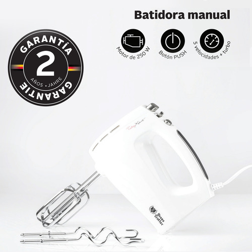 Batidora De Mano 5vel Turbo 250w Ut-tekla300 Ursus Trotter