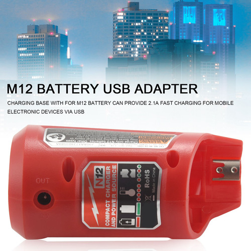 Cargador De Batería Usb Portátil X4 Y Fuente De Alimentación