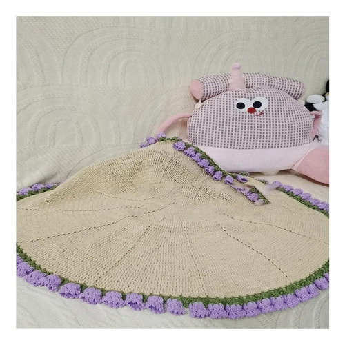 Para 2025 - Manta De Ramo De Flores A Crochet, Kit De