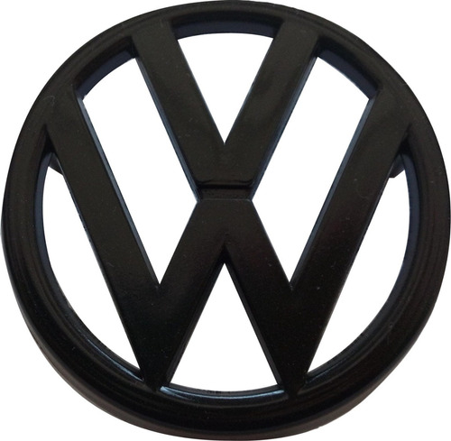 Emblema Parrilla Vw Atlantic 81-87 Caribe 74-79 Negro Mate