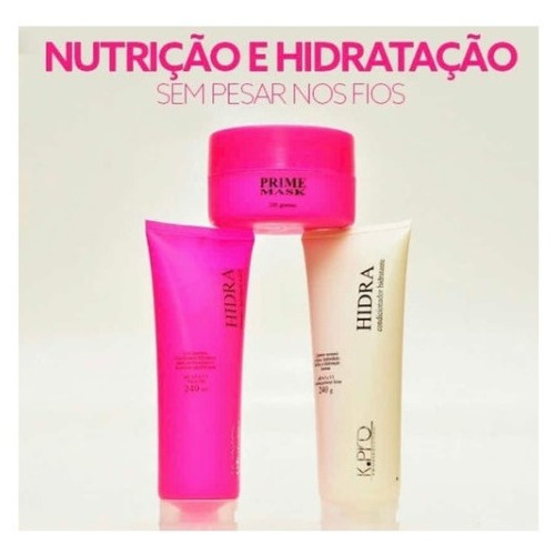 Kit Profissional Shampoo E Condionador Hidratação Com Pump