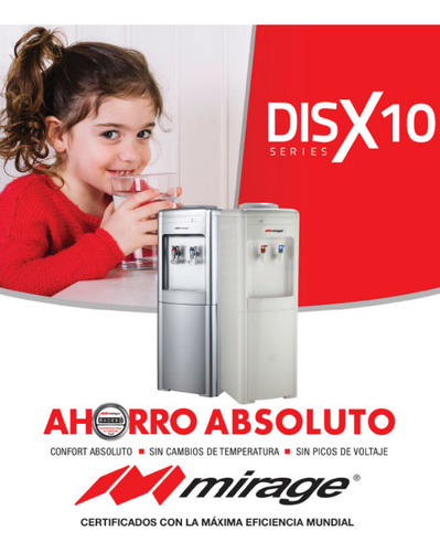 Dispensador De Agua Mirage Disx 10 127v Blanco