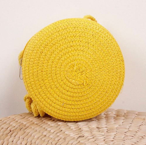 Bolsa Straw Bag Colors Amarelo