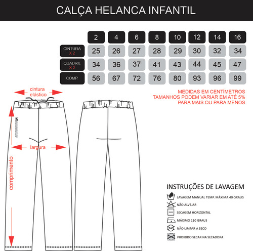 Calça De Moletom Infantil Apeluciada - Uniforme Escolar
