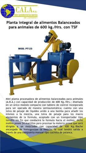 Imagen 10 de 10 de Planta De Alimento Para Animales 600 Kg/h