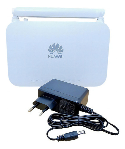 Onu Gpon Huawei EG8145x6 Wifi 2,4/5G, 4 Gen, 1 puertos, 2 USB, UPC, color blanco
