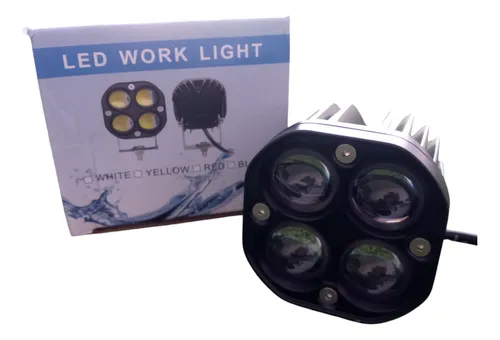 comprar Neblinero Rgb Bicolor 4 Lupas Para Moto Y Auto