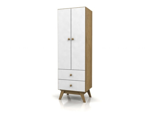 Ropero Placard Escandinavo Nordico Laqueado 2 Cajones
