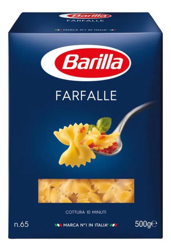 Fideos Barilla Farfalle Nº 63 500 Gr.