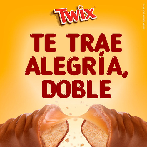 Twix Barra De Chocolate Leche Y Galleta Fun Size 93g X 6un.