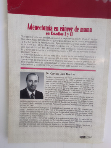 Adenectomia En Cancer De Mama Luis Maino (Usado)