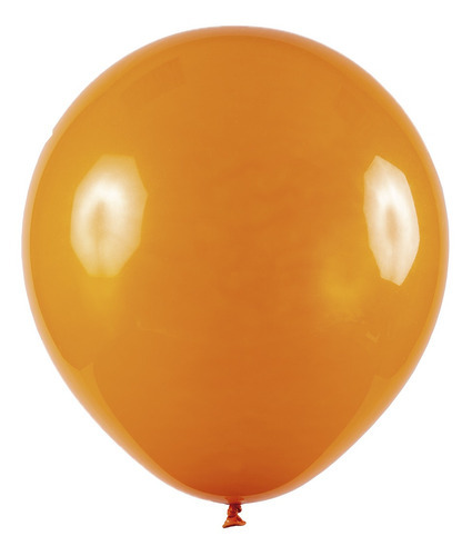 Balão Redondo Profissional Cristal - Cores 9 23cm - 24 Un. Cor Laranja