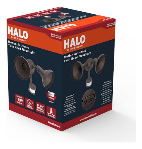 Luz De Inundación De Seguridad Con Sensor 180