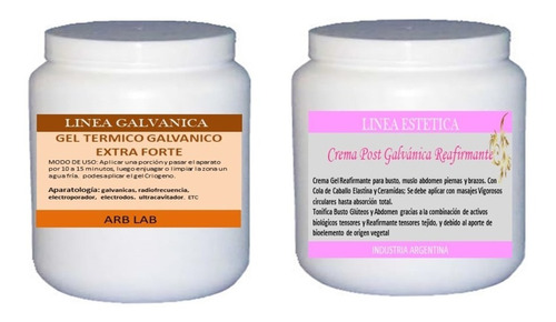 Galvanica Kit Reductor Quema Grasa Anticelulitis Quema Grasa