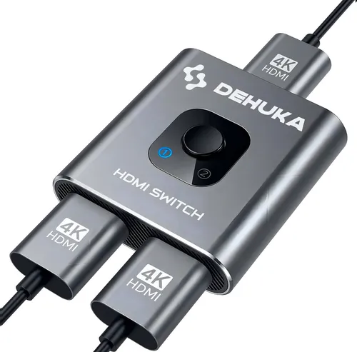 Adaptador hdmi 2 entradas 1 salida sale