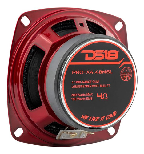 Altavoz Automóvil Prox4.4bmsl De 4 De Rango Medio Poc...