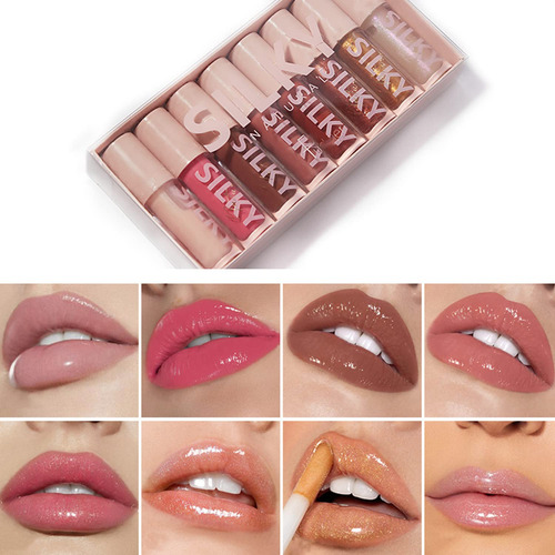 Maepeor Shimmer Glossy Lipgloss Set 8 Unidades De Brillo Lab